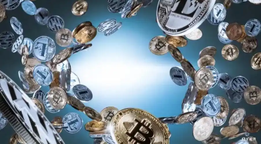 A shot of a large-scale mining farm emphasizes the industrial scale of modern cryptocurrency mining operations.
